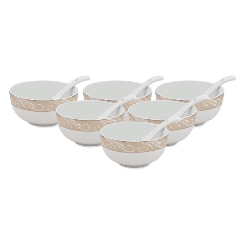 Aweesy Gold Soup Bowl - Twelve Piece Set media 3