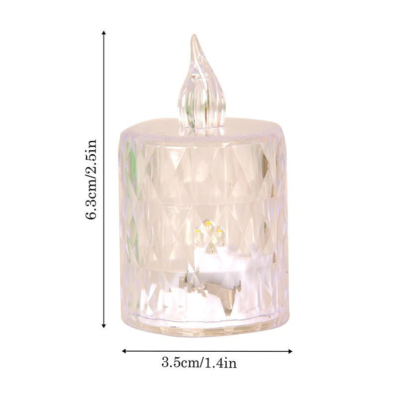 Candlera Plastic Tea Light Candle Holders (White) - Set of Six media 6