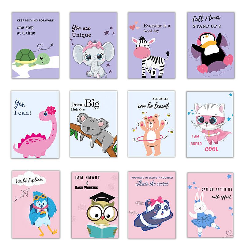 Whimsy Jungle Wall Poster - Set Of Twelve media 4