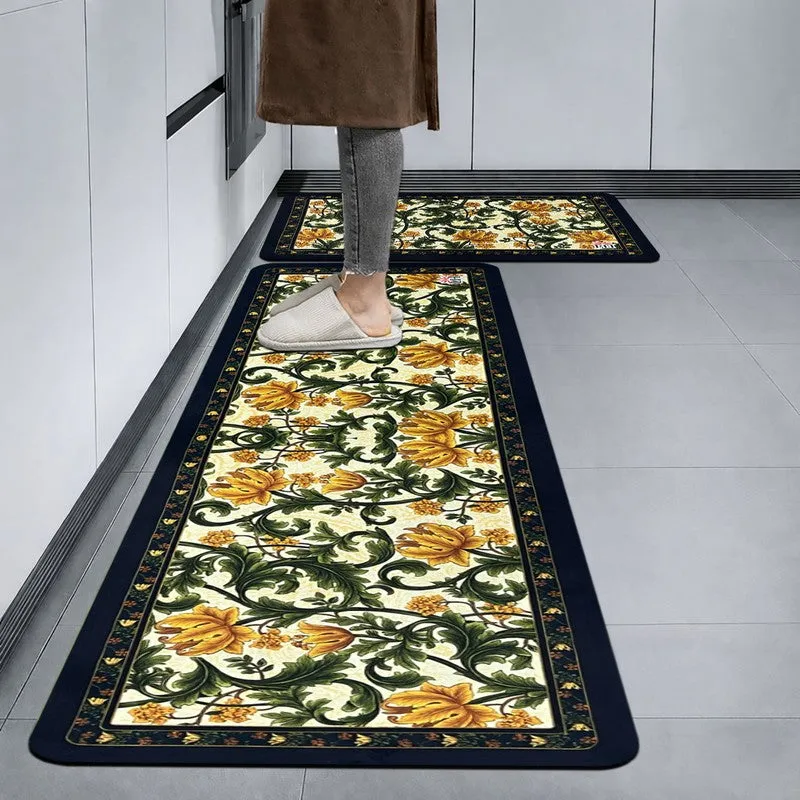 GardenGlide Rubber Kitchen Floor Mats - Set of Two media 3