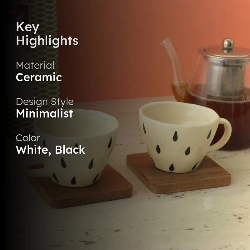 Tate Ceramic Coffee Mug (300 mL) - Two Piece Set media 2