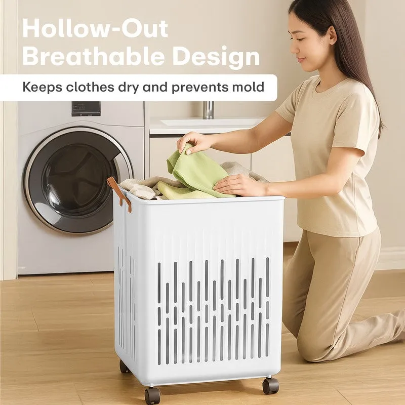 Rioware Roll & Sort Laundry Basket - White media 9