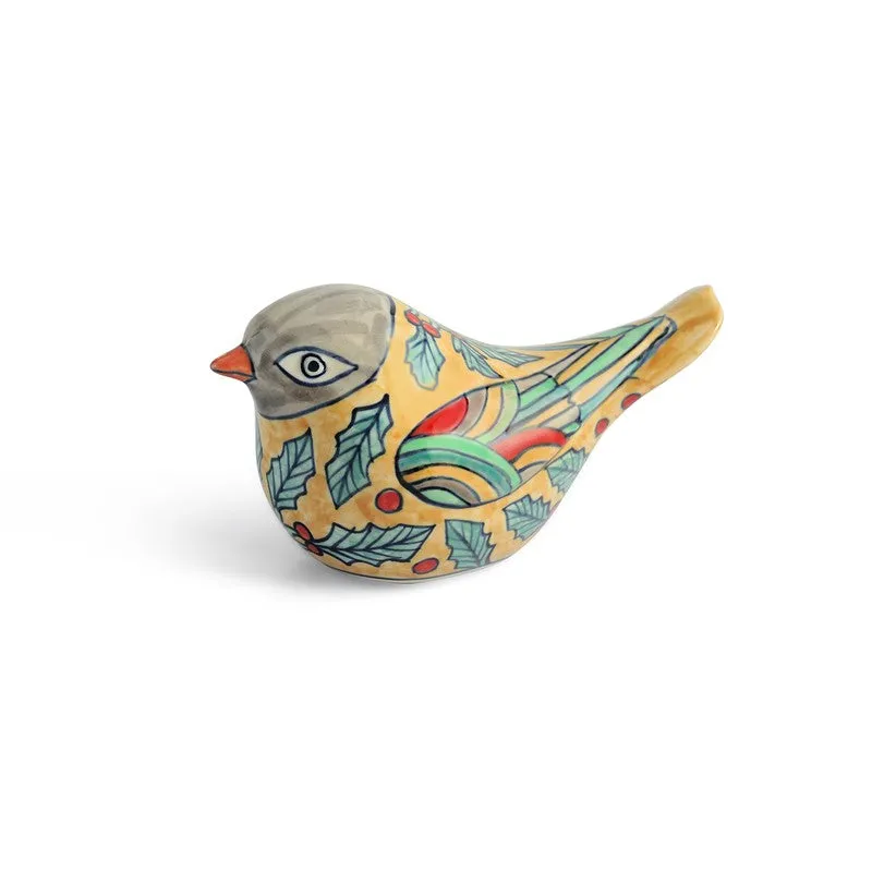Chirpy Charm Ceramic Handpainted Showpiece media 4
