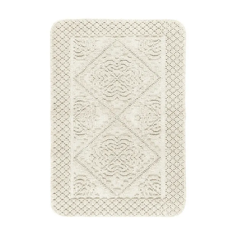 GentleStep Cotton Bath Mats (White) - Set of Two media 4