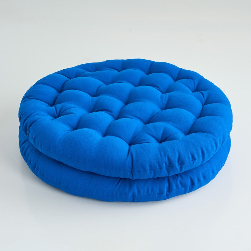 Gloria Floor Cushion (Classic Blue) - Set Of Two media 2