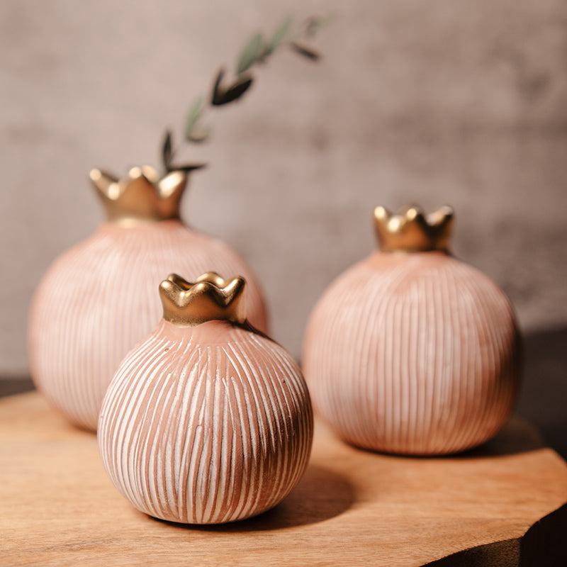 Granada Ceramic Vase (Brown) - Set Of Three media 4