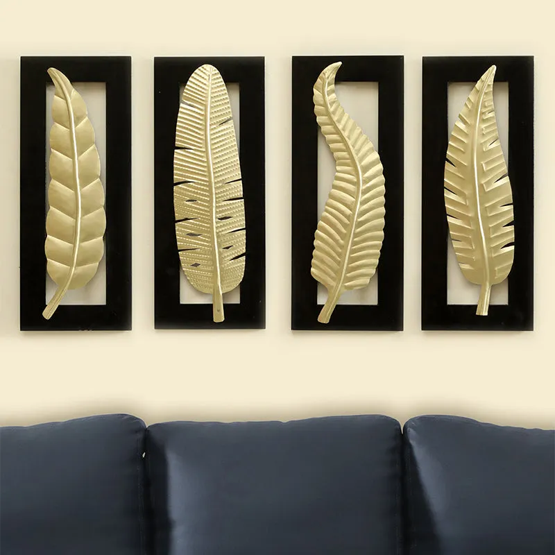 Crius Feather Metal Wall Accent media 1