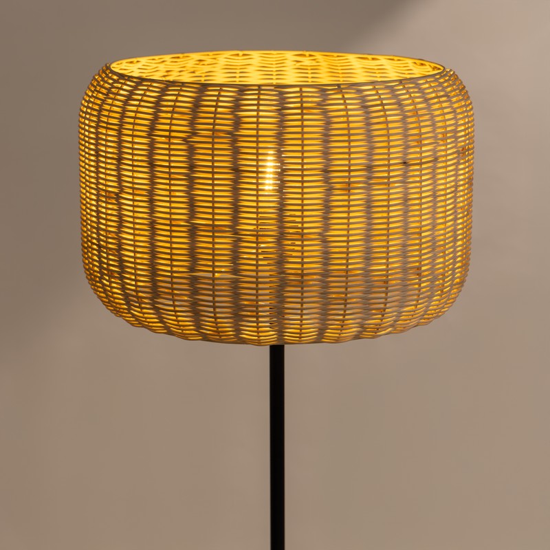 Fig Living Bird's Nest - Rattan Floor Lamp media 10