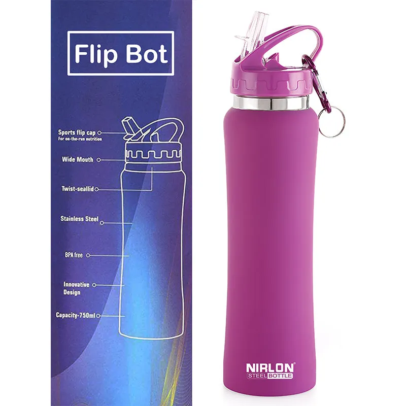 Valento Sipper Water Bottle (Violet) - 750 mL media 5