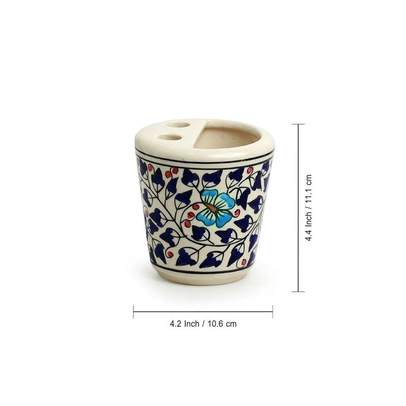 Agna Florae Handpainted Bathroom Set - Three Piece Set media 5