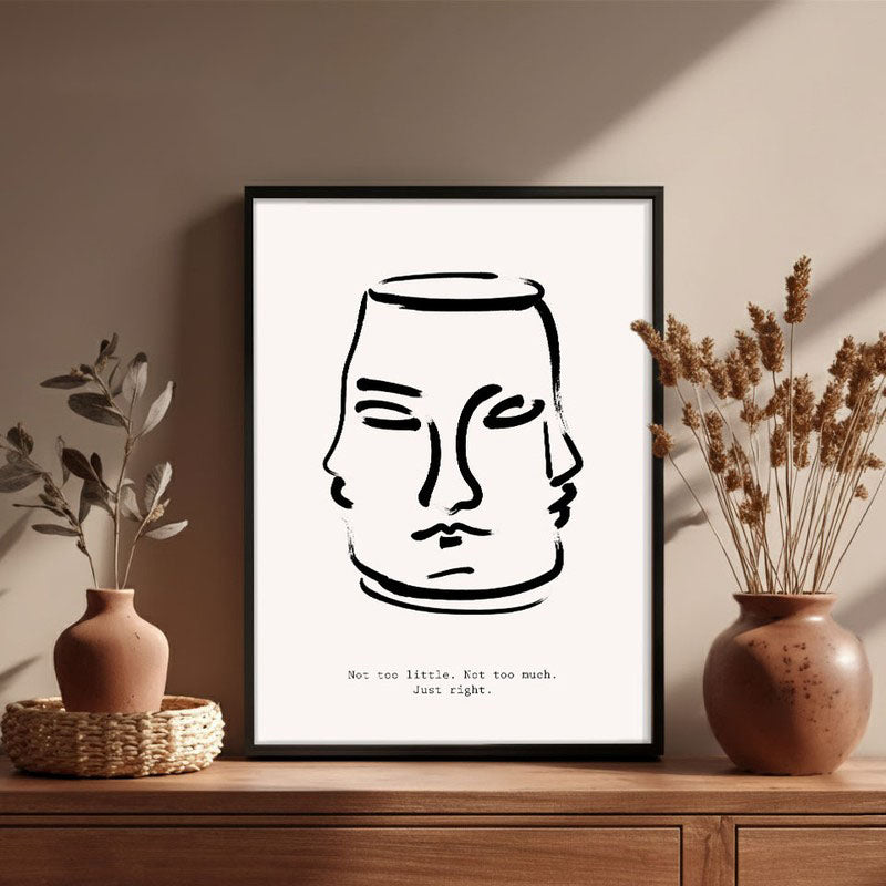 Equillibrium Archival Canvas Wall Art - Black Frame