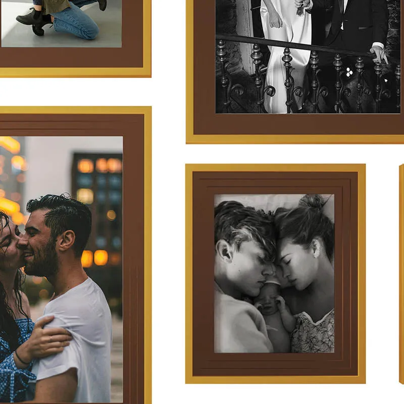 Wall of Whimsies Wall Photo Frame - Set Of Six media 4