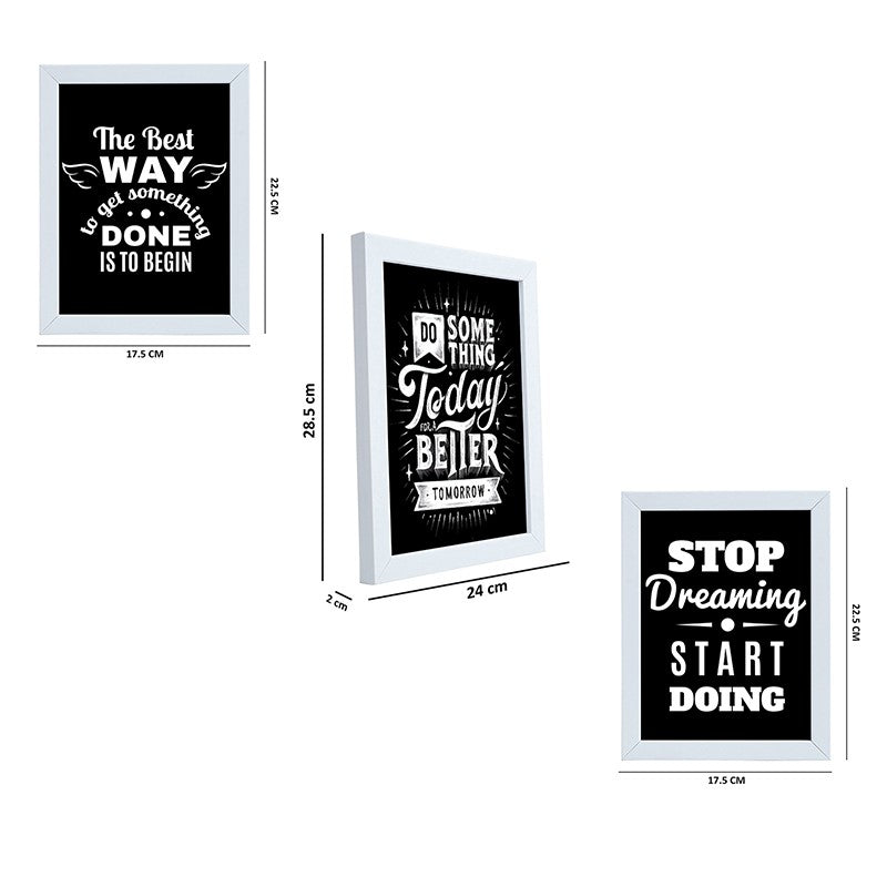 Do It Motivation Wall Art - Set Of Three media 7