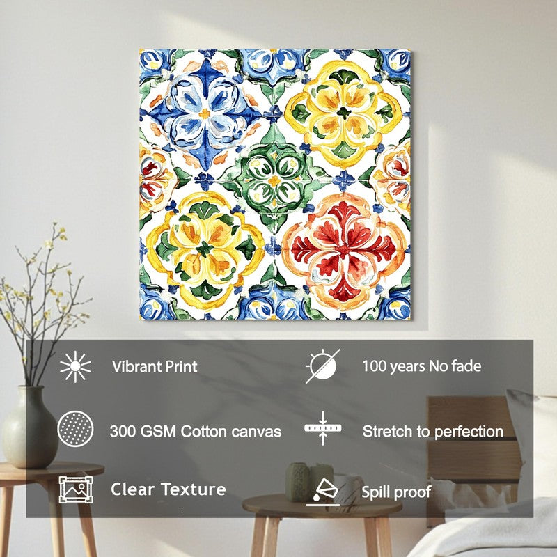 Folk Geometry Canvas Wall Art media 7