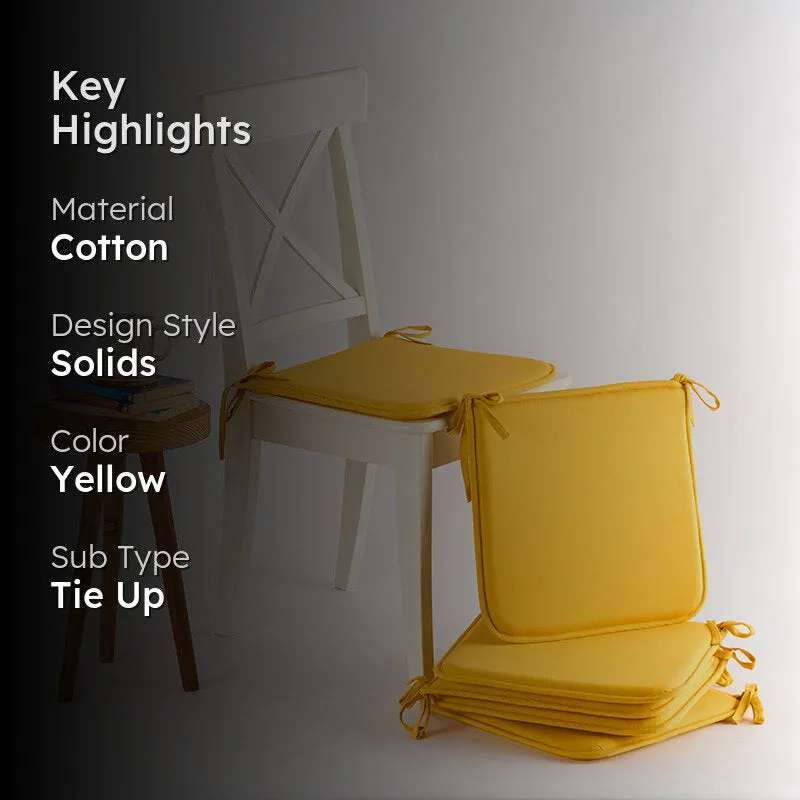 Easesit Foam Chair Pad (Yellow) - Set Of Six media 2