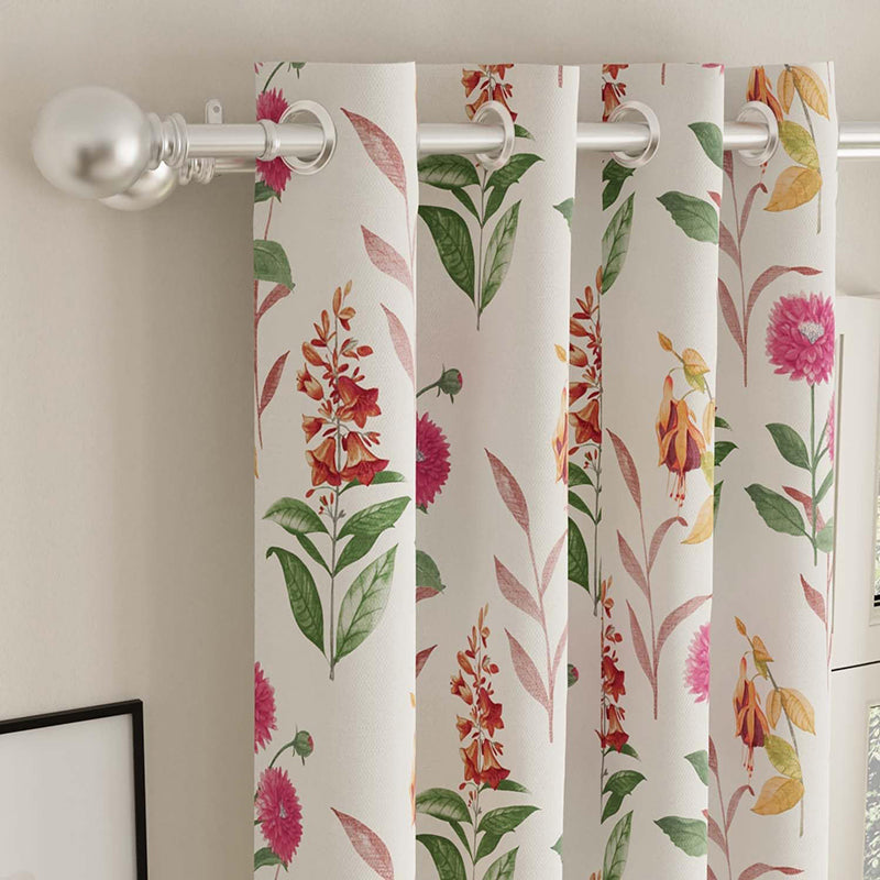 Urban Space Cone Flower Curtain (Pink) - Set Of Two media 3