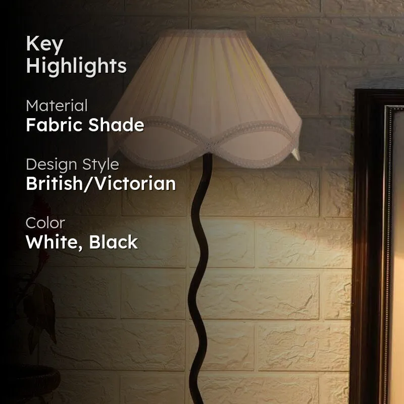 Feirra Fabric Table Lamp - White,Black media 2