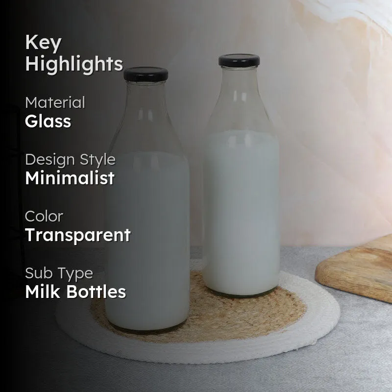Juniper Milk Bottle (1000 mL Each) - Set Of Two media 2