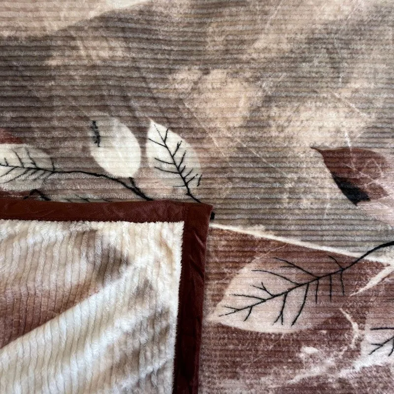 Spring Cozy Wool Blankets (Brown) - 350 GSM media 5