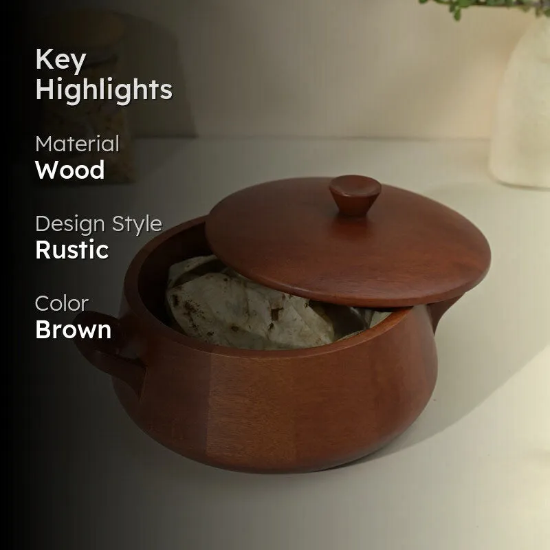 Jovo Handi Mahogany Roti Box - 2