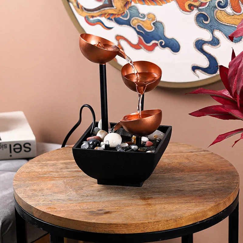 Vessel Flow Table Top Fountain - Copper media 1