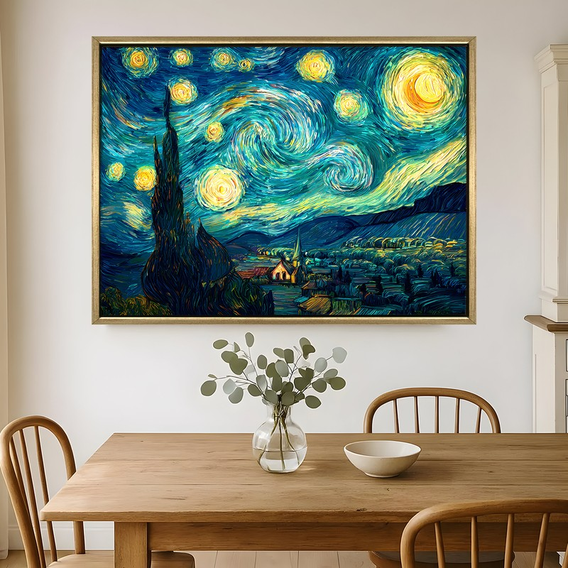 Twilight Echoes Canvas Wall Painting With Frame