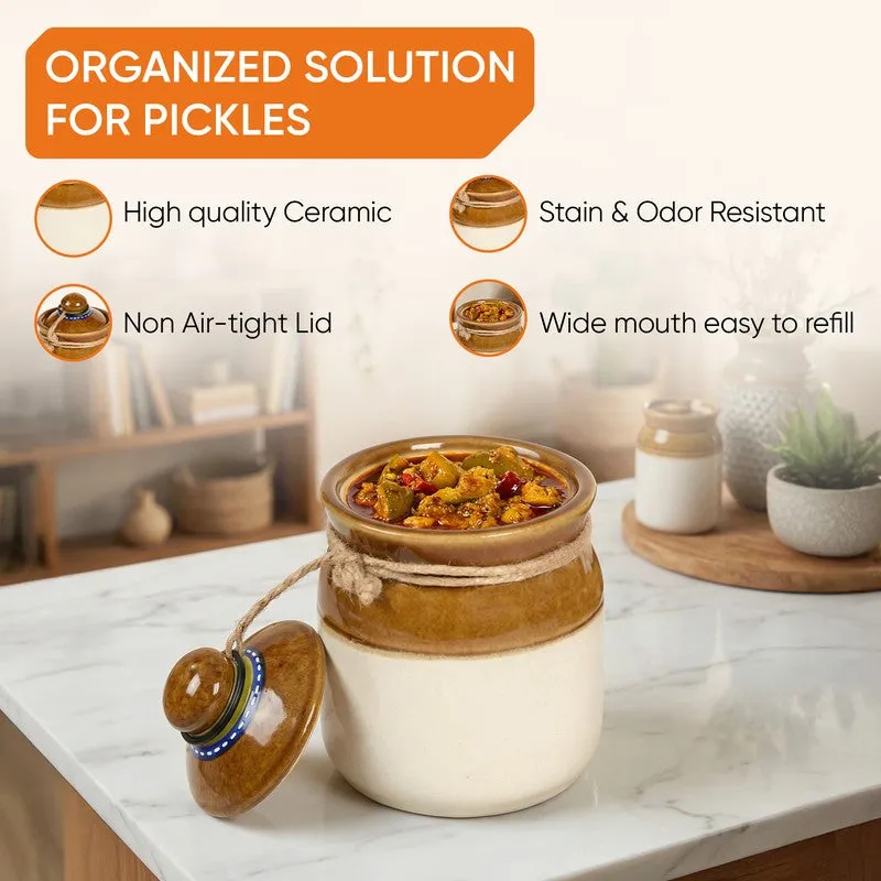 Yumi Condiment Jar With Tray (150 mL Each)  - Four Piece Set media 9