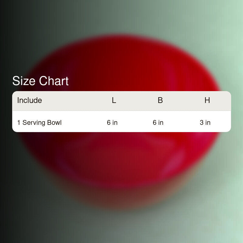 Ivera Serving Bowl (Red) - 800 ML media 9