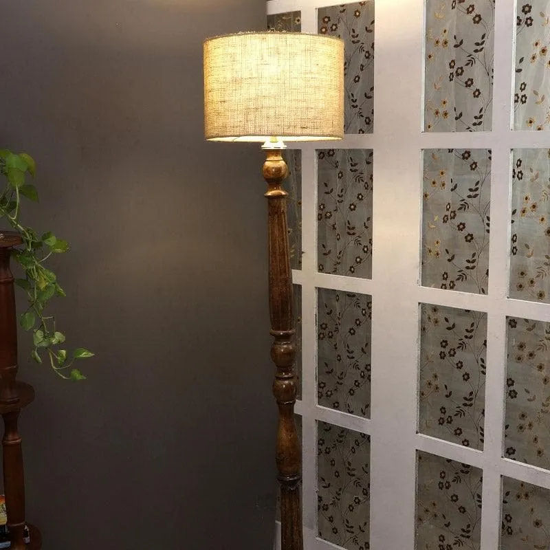 Natura Jome Floor Lamp - Cream media 1
