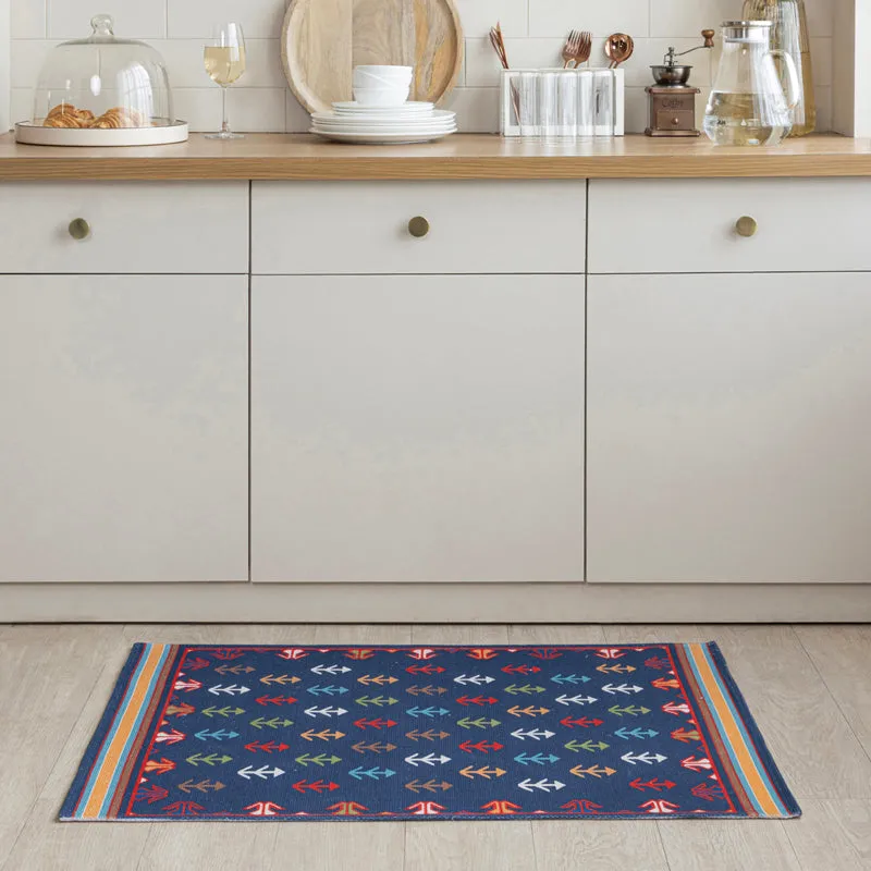 Zerra Cotton Door Mats - Blue media 6
