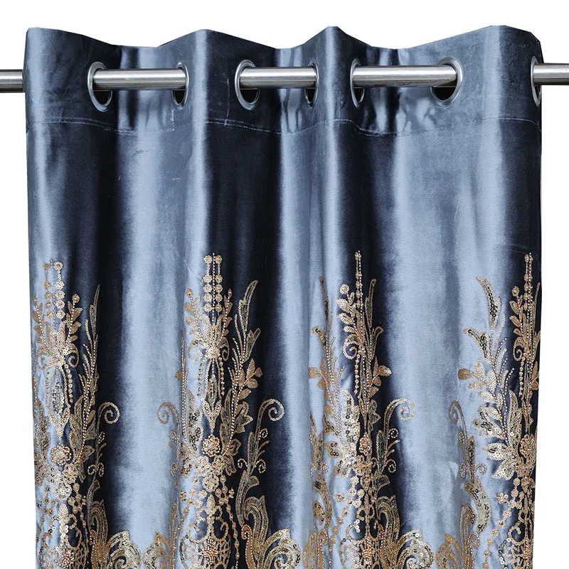 Grey Elegance Curtain - Set Of Two media 3