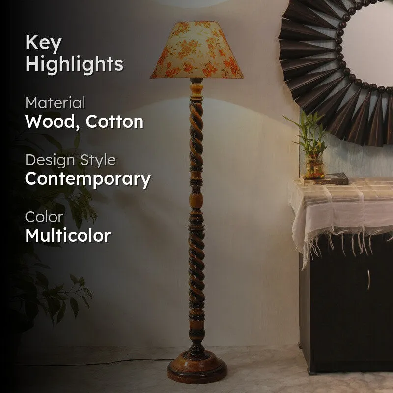 PrismRadiant Floor Lamp I (Floral) media 2