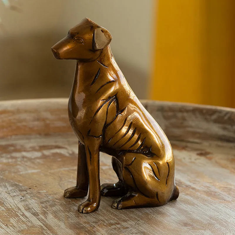 Loyal Friend Brass Showpiece media 1