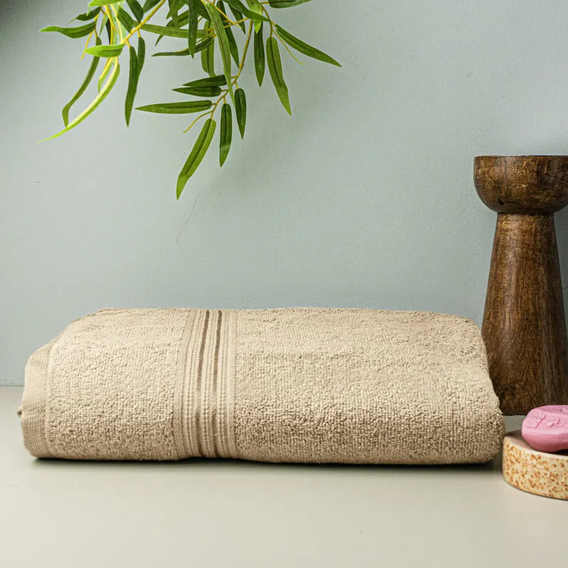 Micro Cotton LuxeDry Solid Bath Towel - Brown media 3