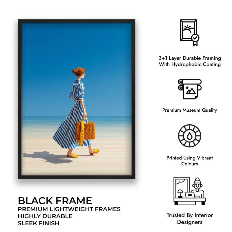 Dreamlike Canvas Wall Painting - Black Frame media 9