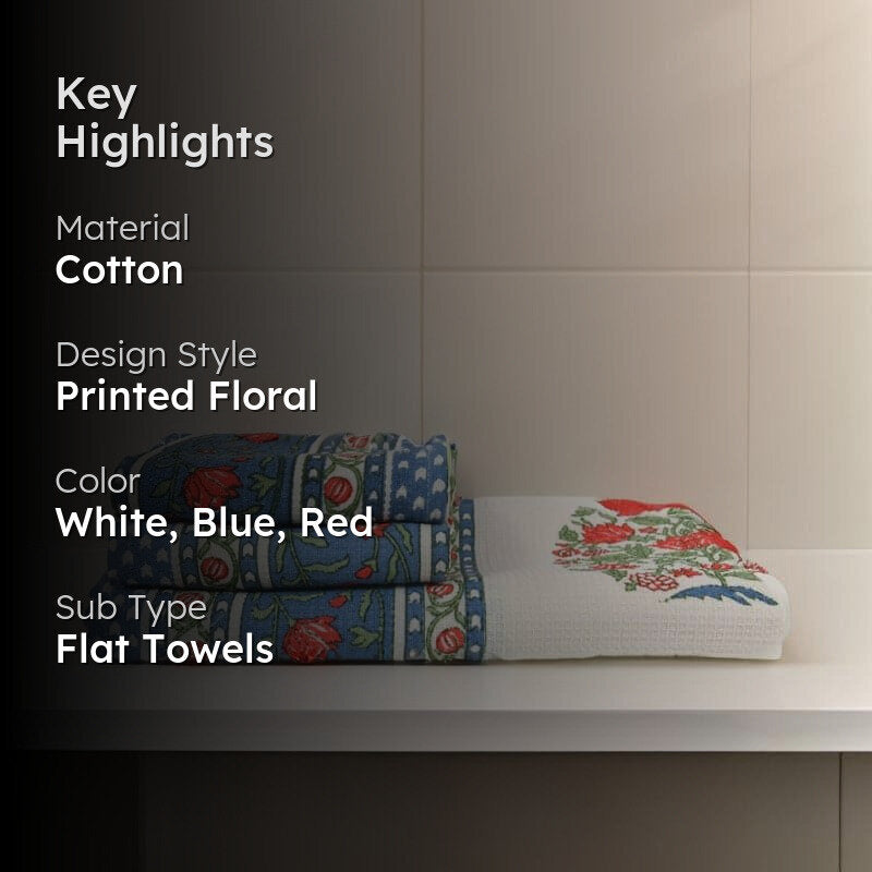 Chakori Waffle Towel Combo - Three Piece Set media 2