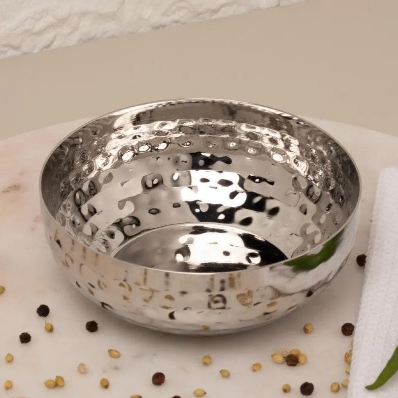Vintage Charm Hammered Curry Bowl (200 ML) - Set Of Two media 4