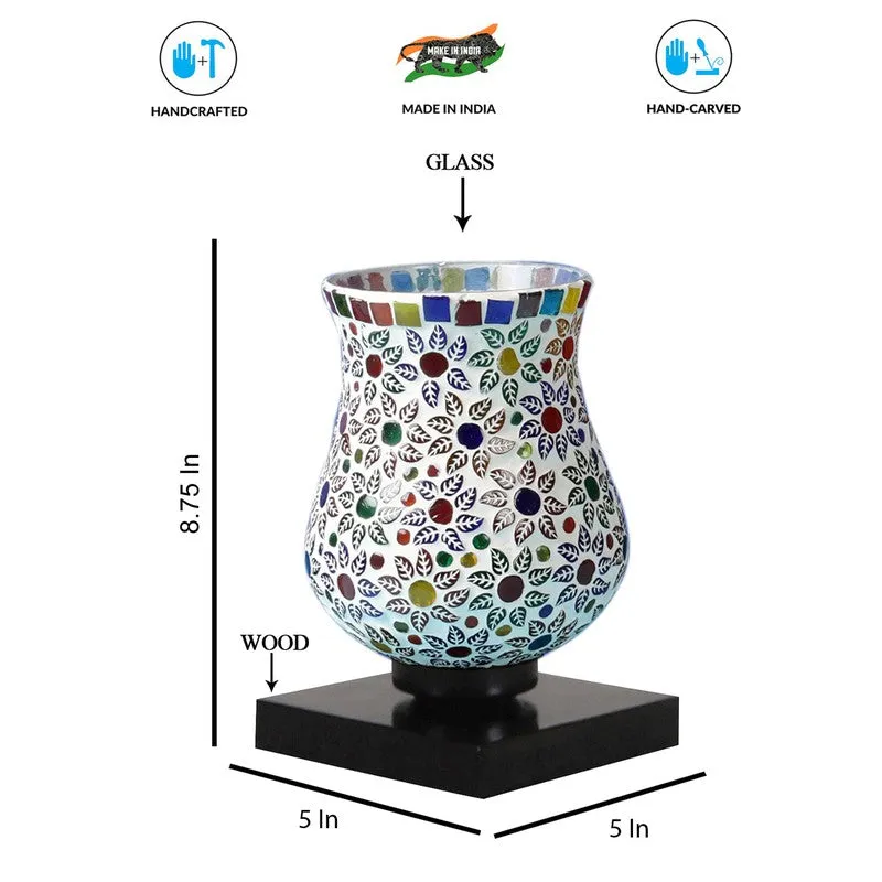 Lumiva Mosaic Glass Table Lamp - Multicolor media 9