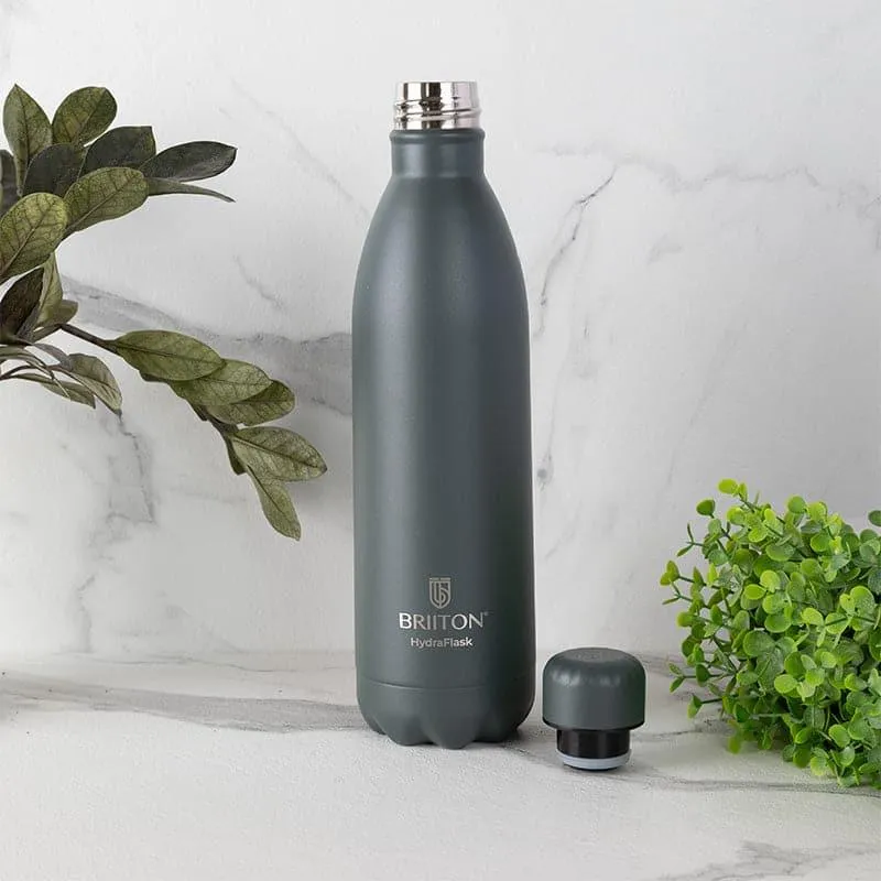 Aqua Zen Bliss Hot & Cold Thermos Water Bottle (Black & Grey, 500 mL Each) - Set Of Two media 3