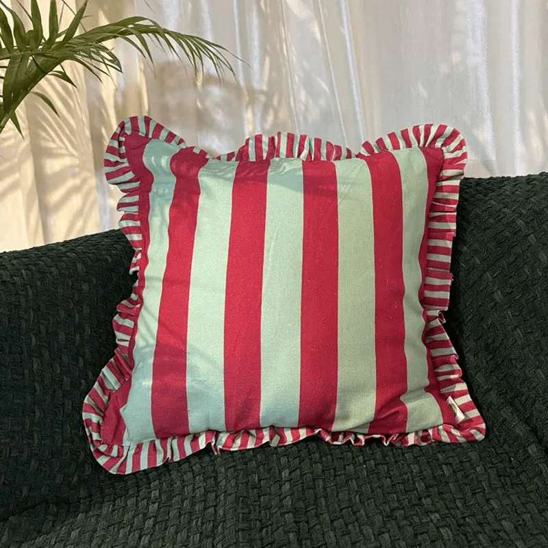 Stripe II Cushion Cover (Brown) - Set Of Three media 3