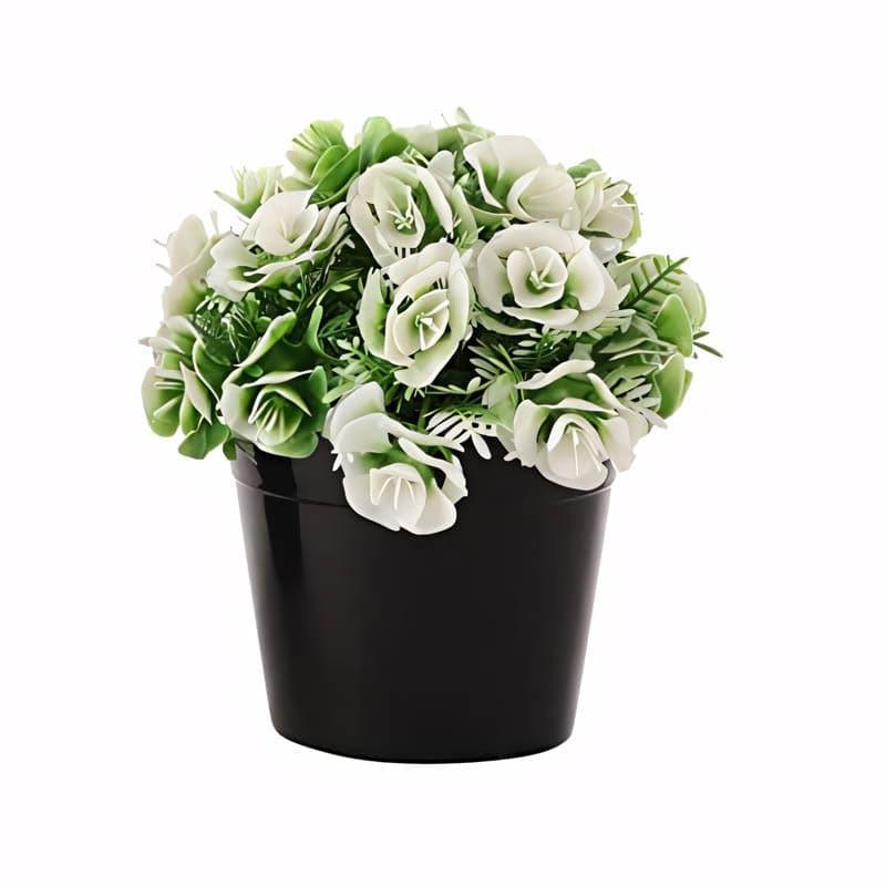 Roseo Faux Plant In Sadro Pot - Set Of Two media 3