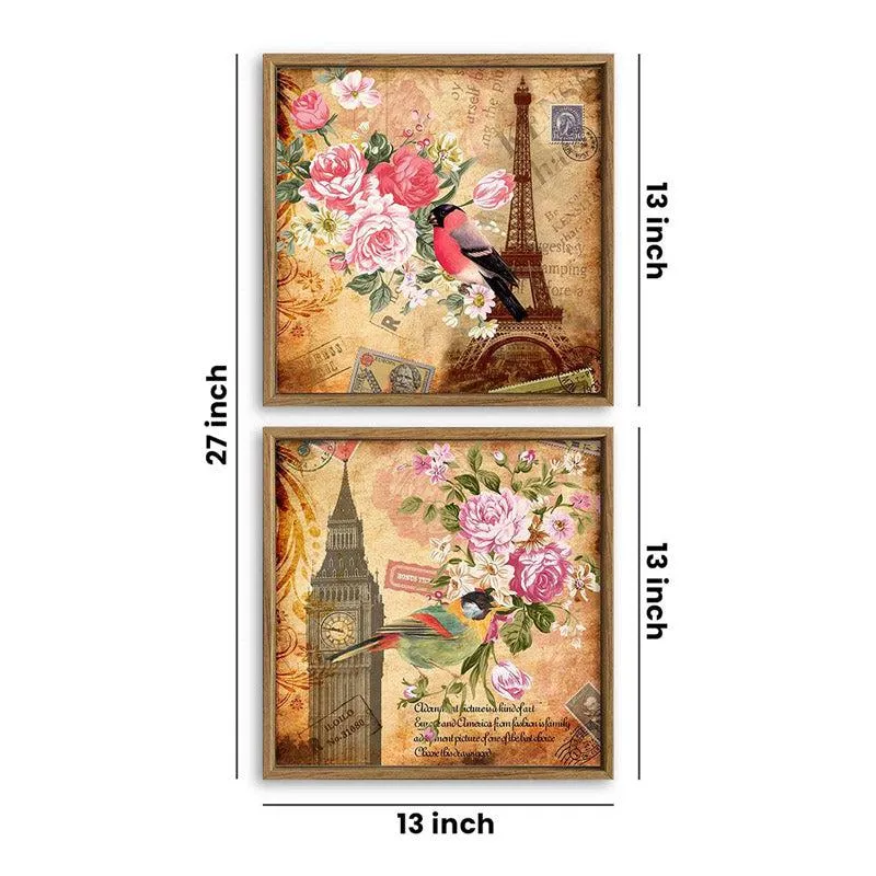 Honey Floral Wall Art - Set Of Two media 6