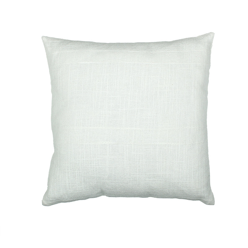 Scandi Soft Solid Cotton Cushion Cover (White) - Set Of Two media 4