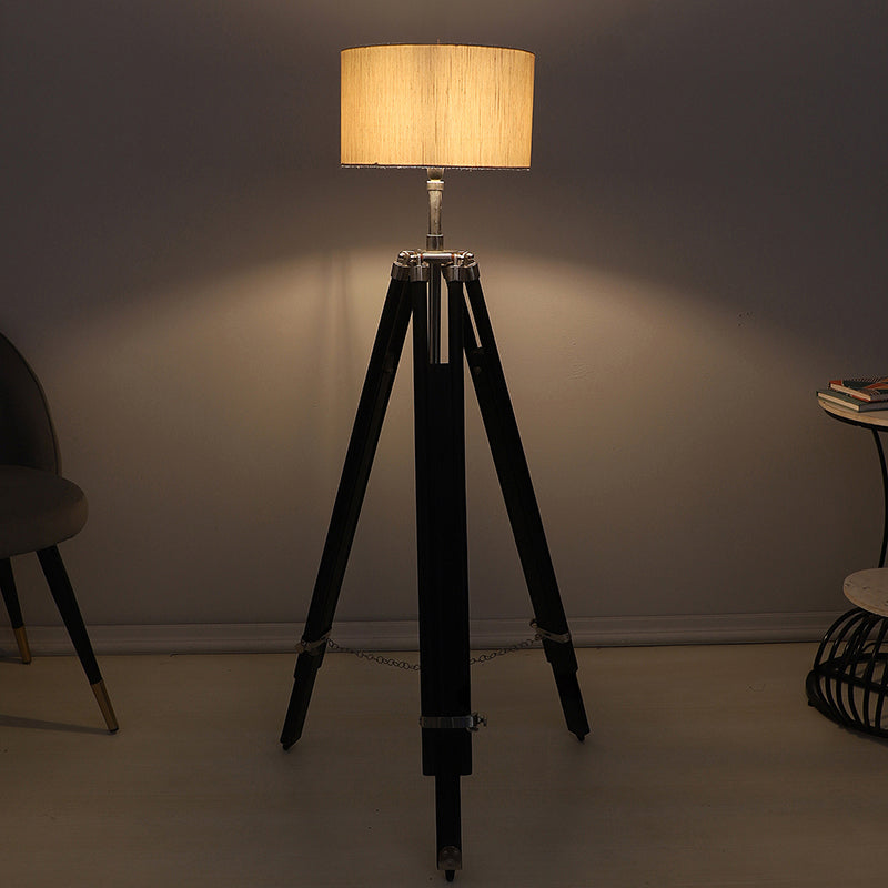 Lucciola Solid Tripod Floor Lamp - White