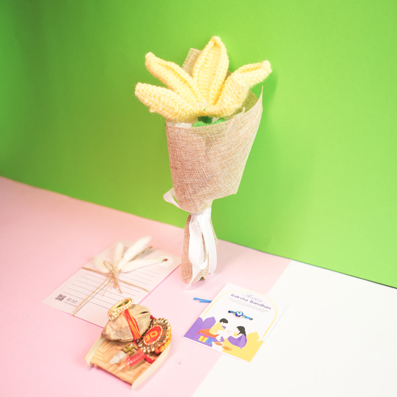 Bind In Bloom II Rakhi Gift Hamper