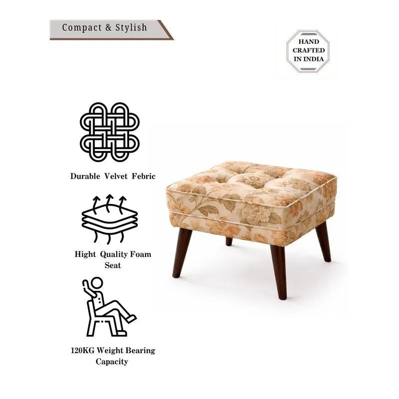 CosyBloom Teak Wood Ottomans & Pouffe media 5