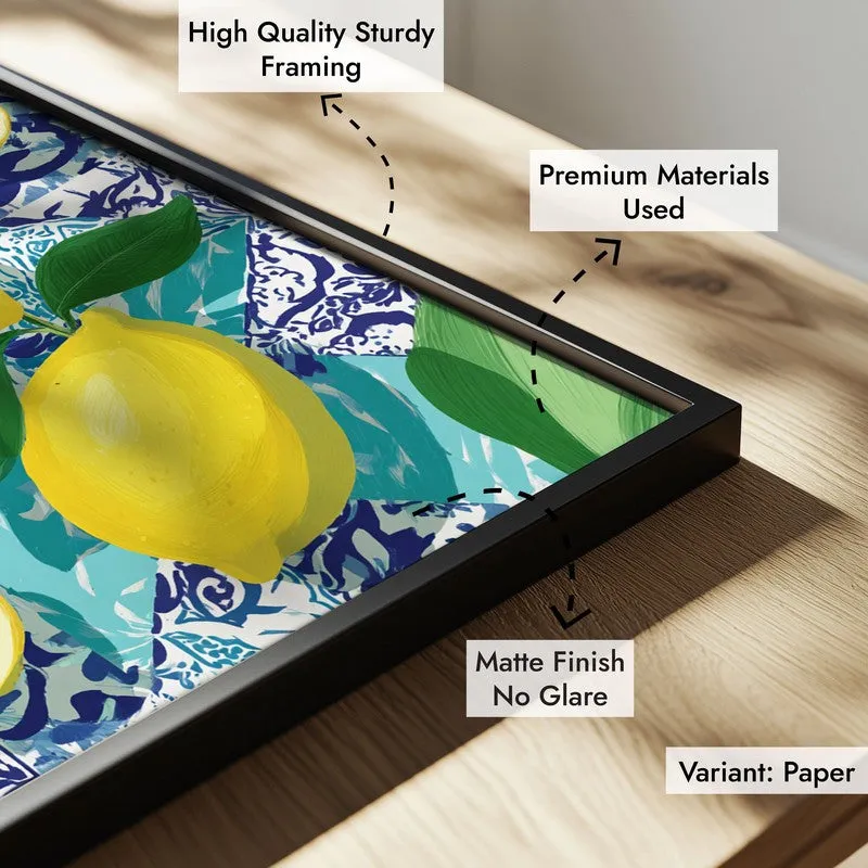 Limoncello Canvas Wall Painting - Black Frame media 6
