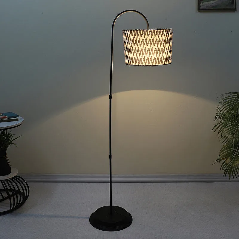 Chevronic Printed Arched Floor Lamp media 1