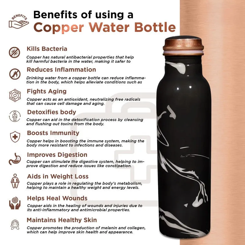 AquaPulse Copper Water Bottle - 1000 mL media 8