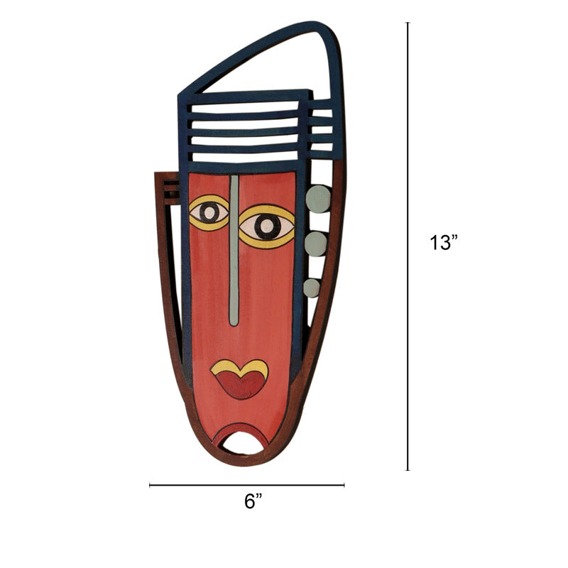 Rachelanne Mask Wooden Wall Accent media 5